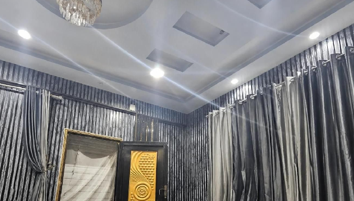 Trockenbau und Beleuchtungskonzept für einen eleganten Salon